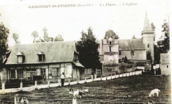 La place et l'église