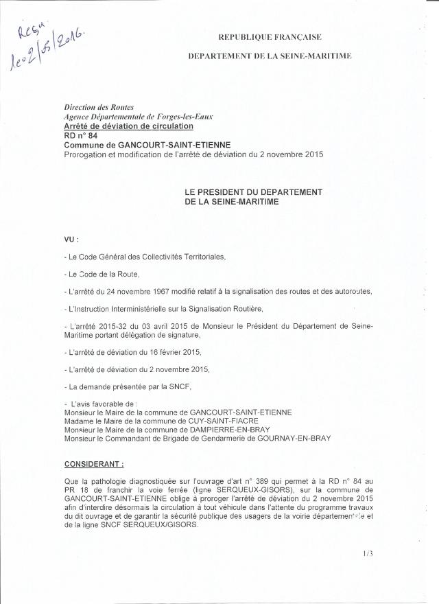 Arrêté pont RD840001