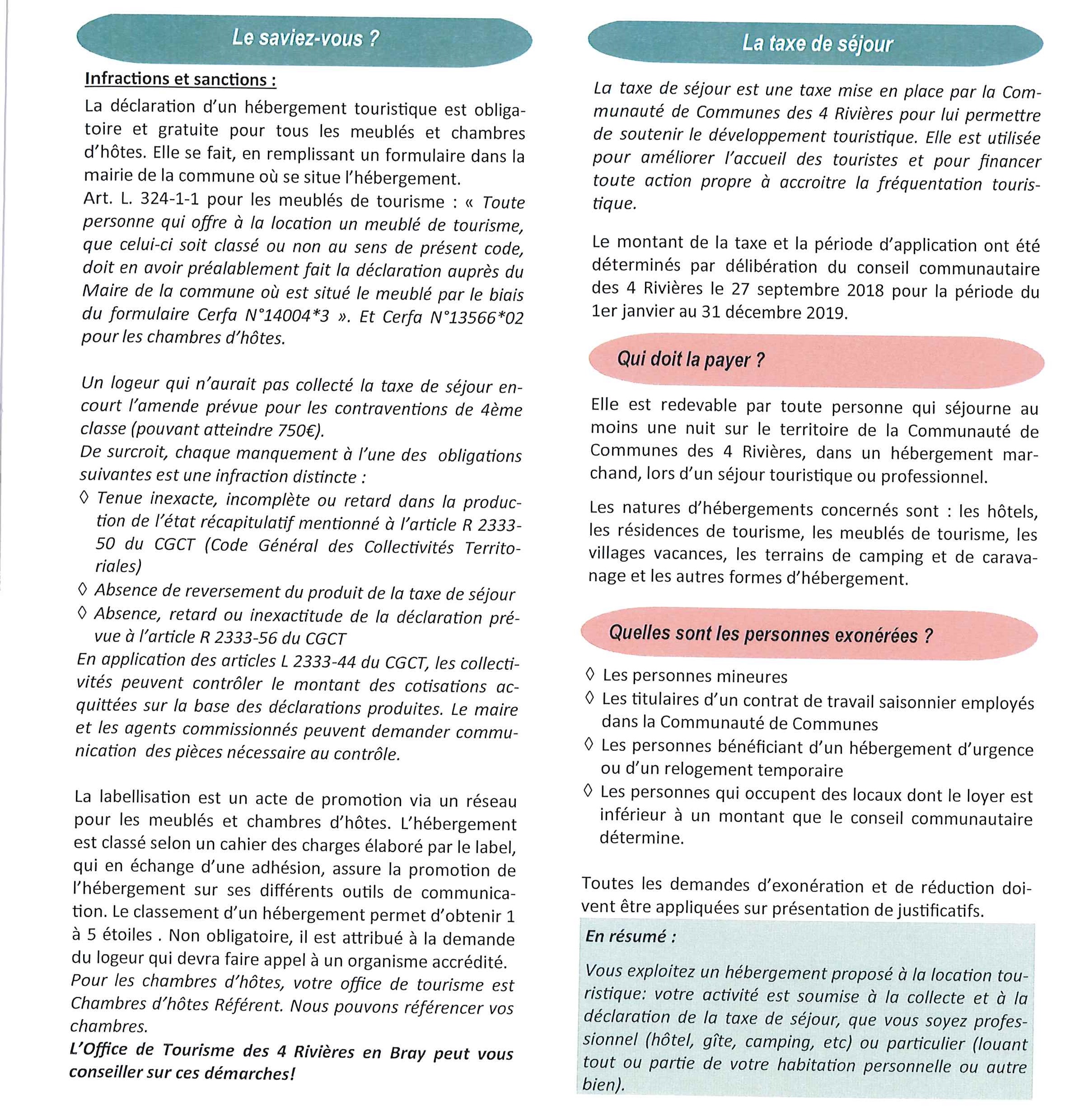 taxe sejour 2
